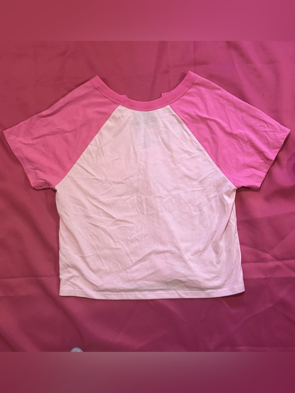 Women’s Barbie Baseball Crop Top size L / Barbie Baseball Jersey size L - Picture 2 of 3